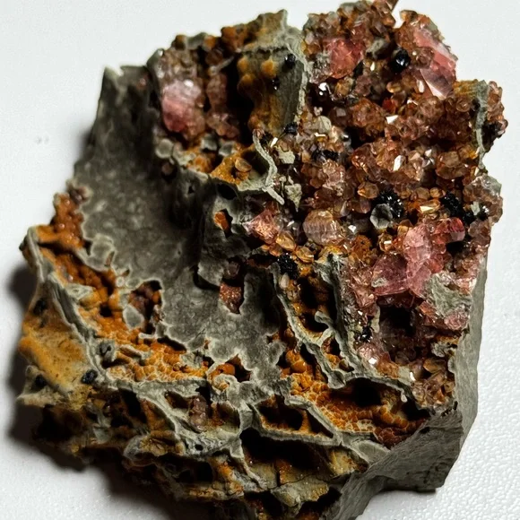 RARE Collector Rhodochrosite Matrix Potosi Mine Santa Eulalia Chihuahua 🇲🇽